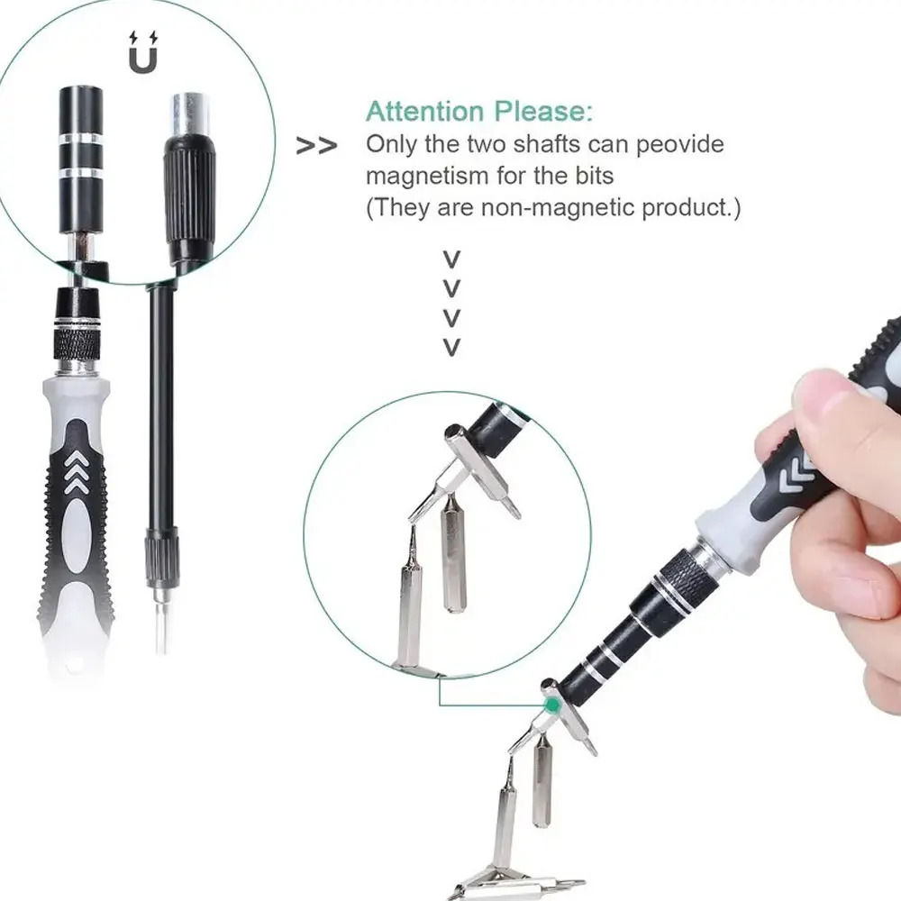 Precision Screwdriver Set Magnetic CR-V Screwdriver Torx Bit Computer Mobile Phone 117 In 1 Watches Glasses Repair Hand Tool Kit