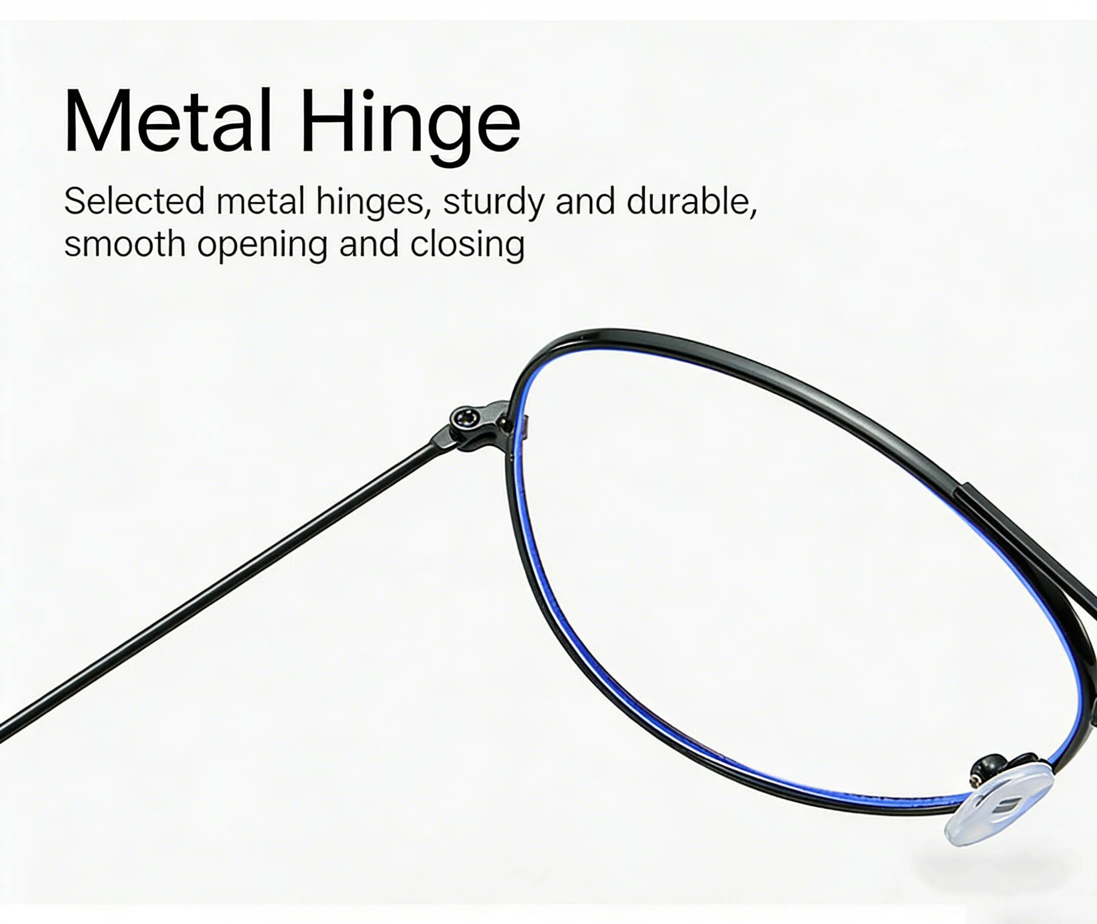 Pilot Anti Blue Light Reading Glasses Men Women Retro Finished Prescription Optical Eyeglasses Clear Lens Eye Protection Readers