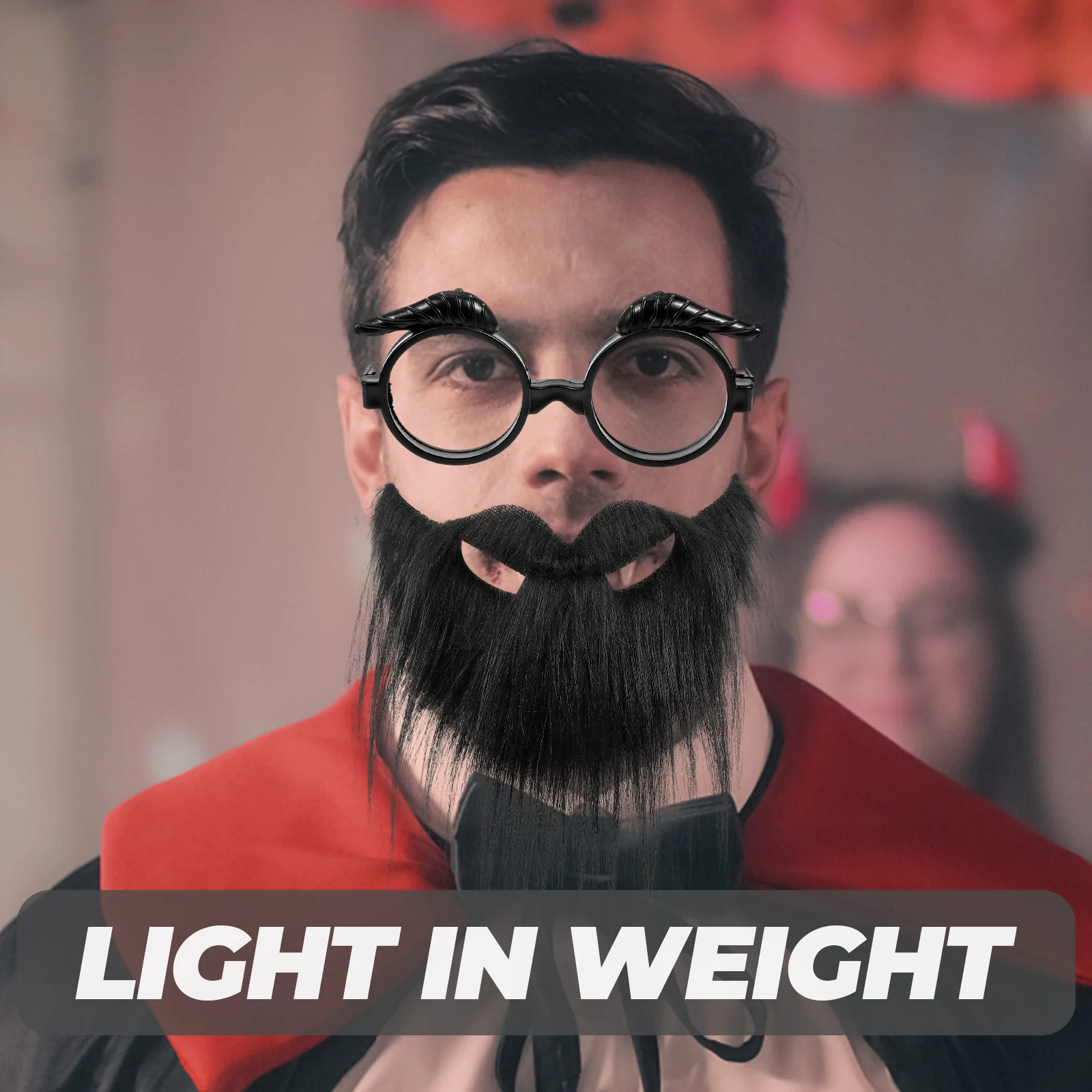 

Glasses Beard Suit Cosplay Accessories Halloween Plastic Masquerade Party Photo Props