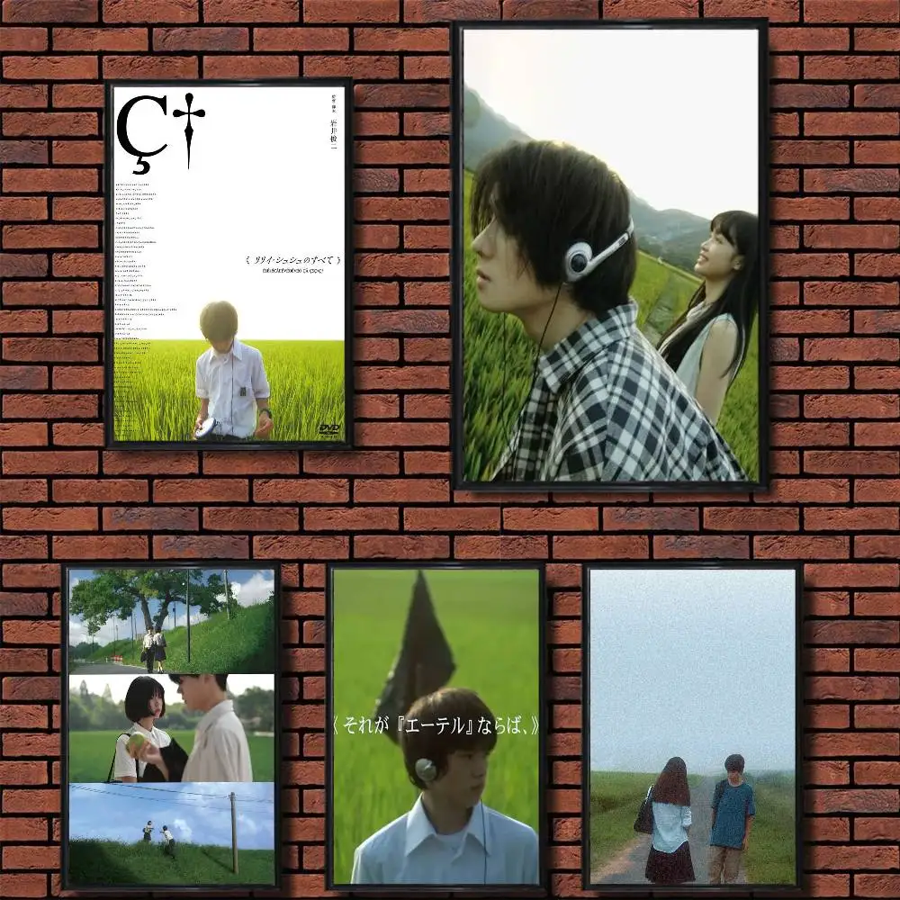 

A-All About Lily Chou-ChouS Poster Prints Wall Art Painting Picture Gift Living Room Bar Restaurant Dec Sticker Large