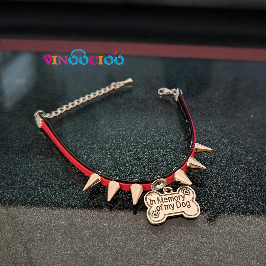 20cm Cotton Doll Accessories Choker Devil Eyes Necklace Leather Belt Waistband with Weapons Punk Style Cotton Doll Accessories