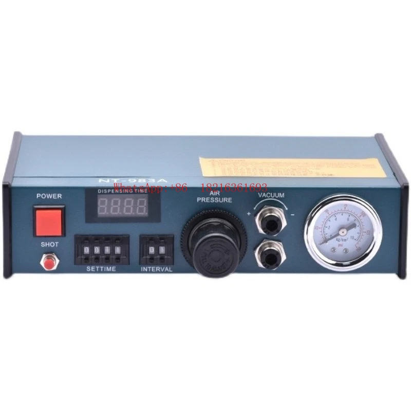 

Контроллер дозирующего клапана NT-983C, система управления клеевым пистолетом с двойным воздухозаборником и двойным выходом воздуха