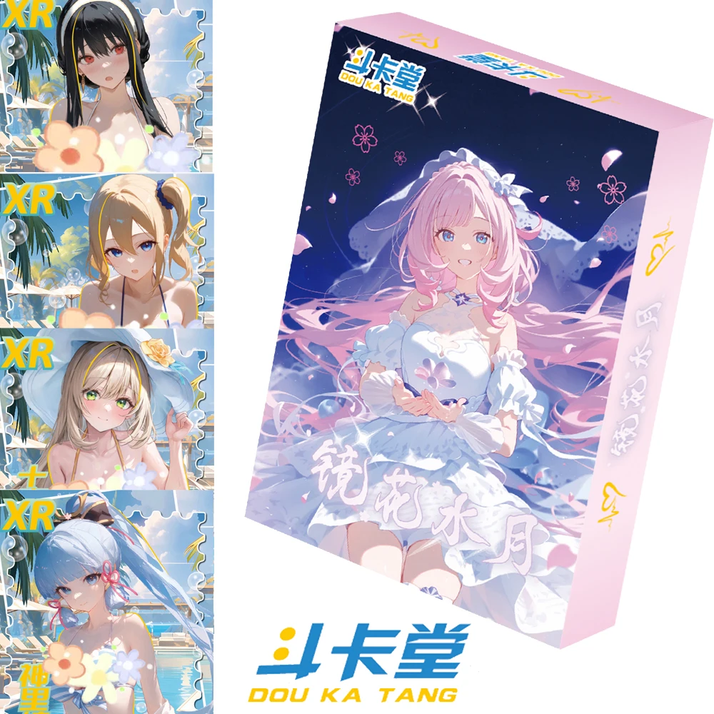 

Anime Beauty Collection Cards Goddess Story Series Kamisato Ayaka Elysia Beautiful Film Hanayome Card Table Toys for Family Gift