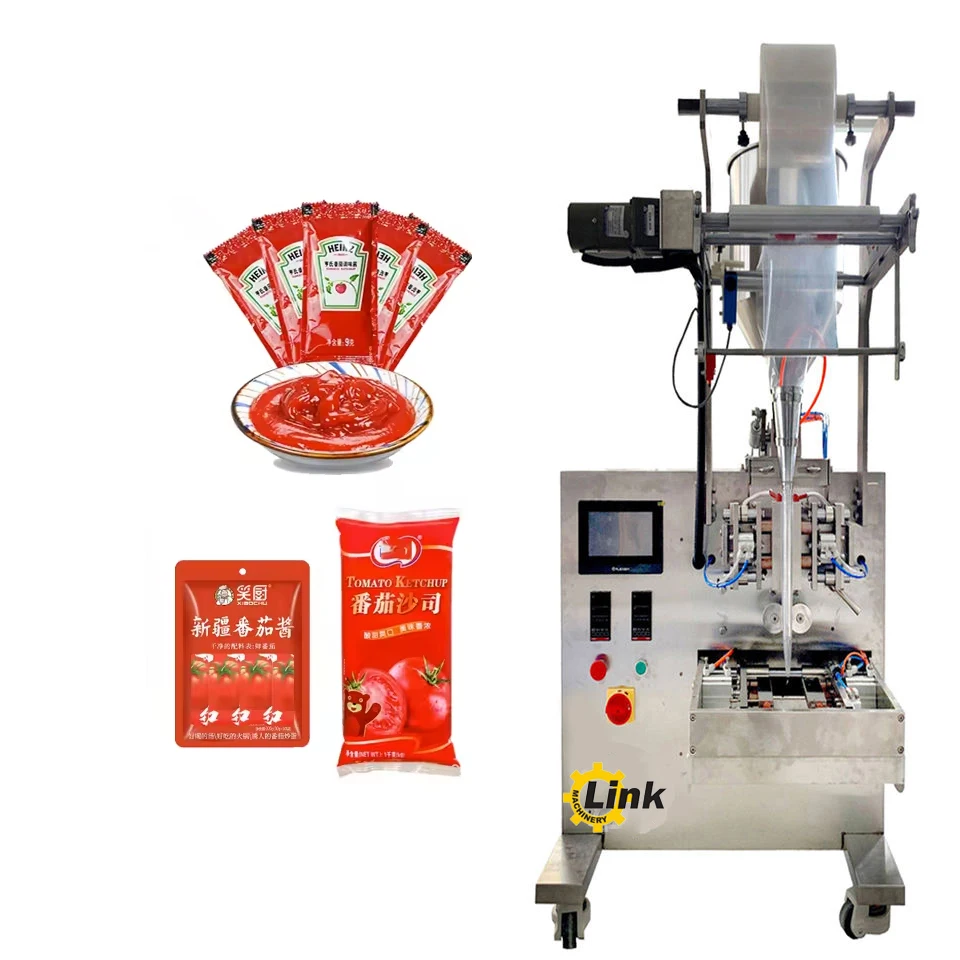 Automatic Tomato Sauce Packaging Machine 300ml Ketchup Pouch Packing Machine