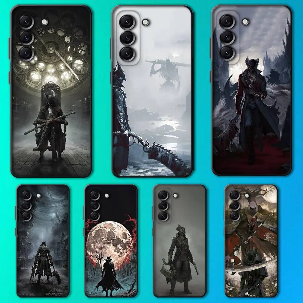 

Game B-Bloodborne Phone Case For Samsung Galaxy A13,A21s,A22,A31,A32,A52,A53,A71,A80,Soft Black Shell