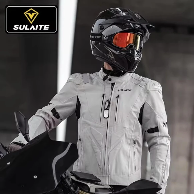 

Летняя гоночная дышащая защитная мотоциклетная куртка CE для лета, защитное снаряжение для верховой езды, мото Chaqueta, грязевой байкер для мужчин