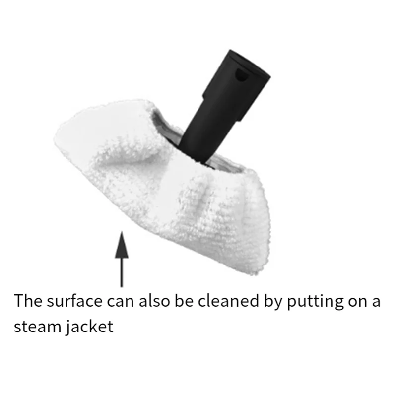 A01V-For Karcher SC1-5 CTK1020 فرشاة البخار المحمولة مع رؤوس فرشاة قابلة للاستبدال تنظيف الملابس أجزاء منظف البخار