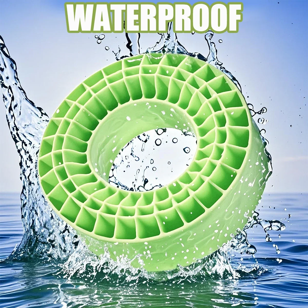 4PCS Wasserdicht 2,2 "Silikon Gummi Einsatz Schaum 125*45mm für 1/10 RC Crawler Auto SCX10 Capra Wraith Upgrade Teile