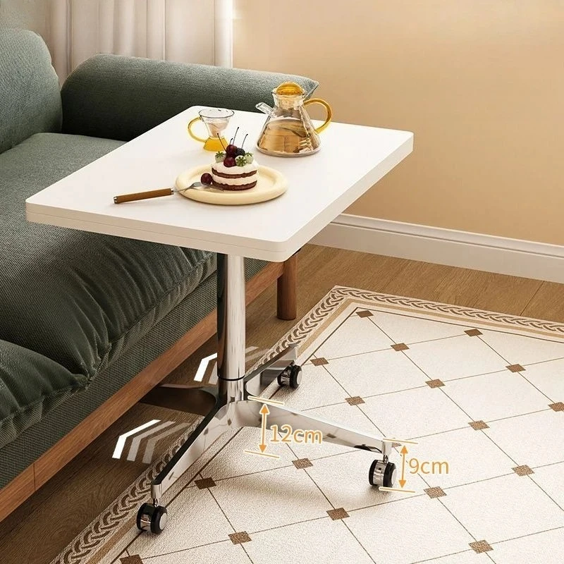 Mobile Tea Table Living Room Sofa Side Table Tea Table Liftable Balcony Small Tables Bedroom Bedside Tables Simple Dining Tables