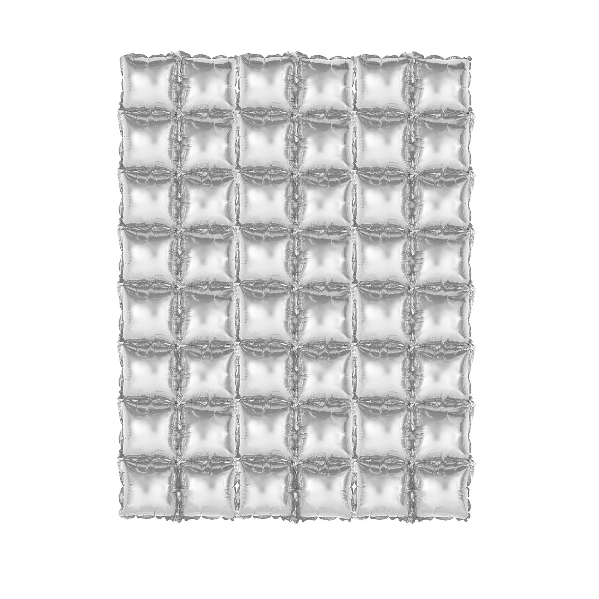 New Aluminum Balloon Background Wall Double Row Square Rain Curtain Aluminum Foil Balloon Party Decoration Balloon Manufacturers