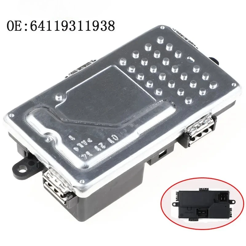 64119311938 AC Heater Blower Motor Regulator Resistor For BMW F10 F11 F01 64119226780 64119355981