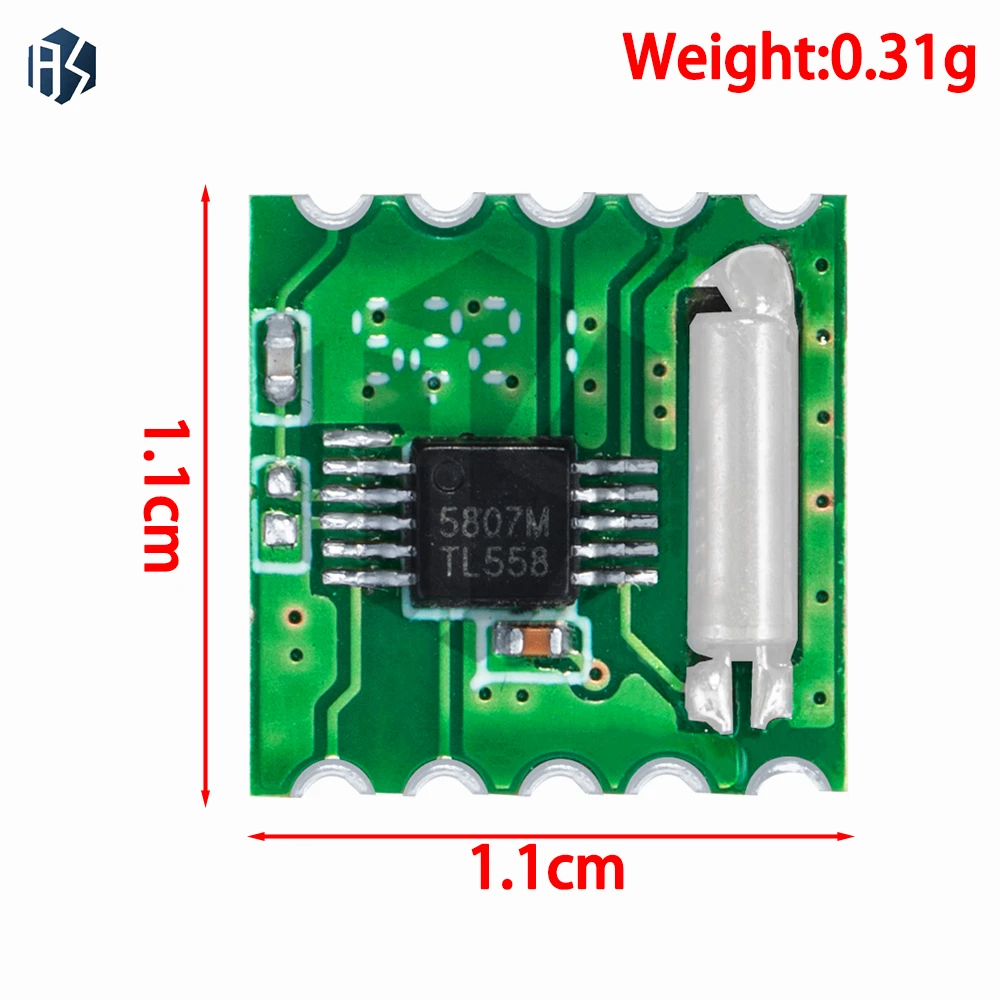 1 個 RRD-102V2.0 FM モジュール (RDA5807M チップ): ワイヤレスステレオラジオレシーバー - Arduino 互換用
