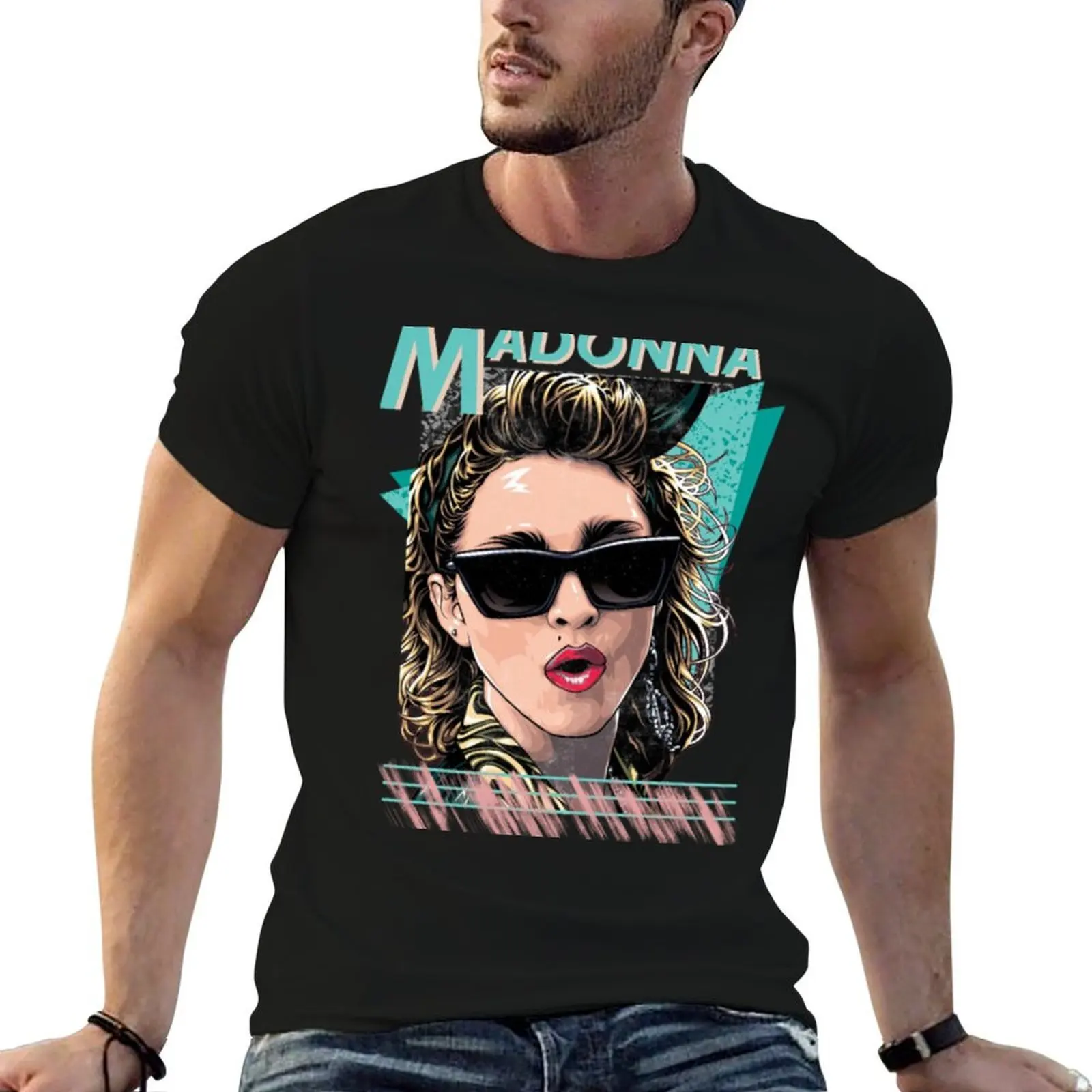 Camiseta esencial madona rovel, camiseta de algodón para hombre, camiseta 100% de algodón, camiseta de diseñador