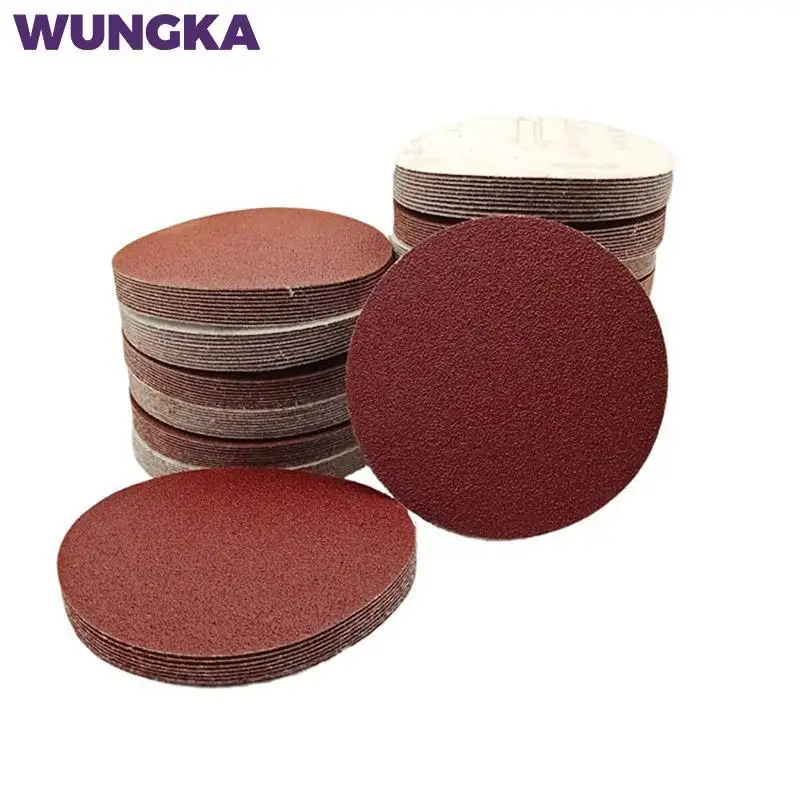 40pcs/Set 3 Inch/75mm Sandpaper Discs Grit 320/400/600/800/1000/1200/1500/2000 Hook And Loop Sanding Papers