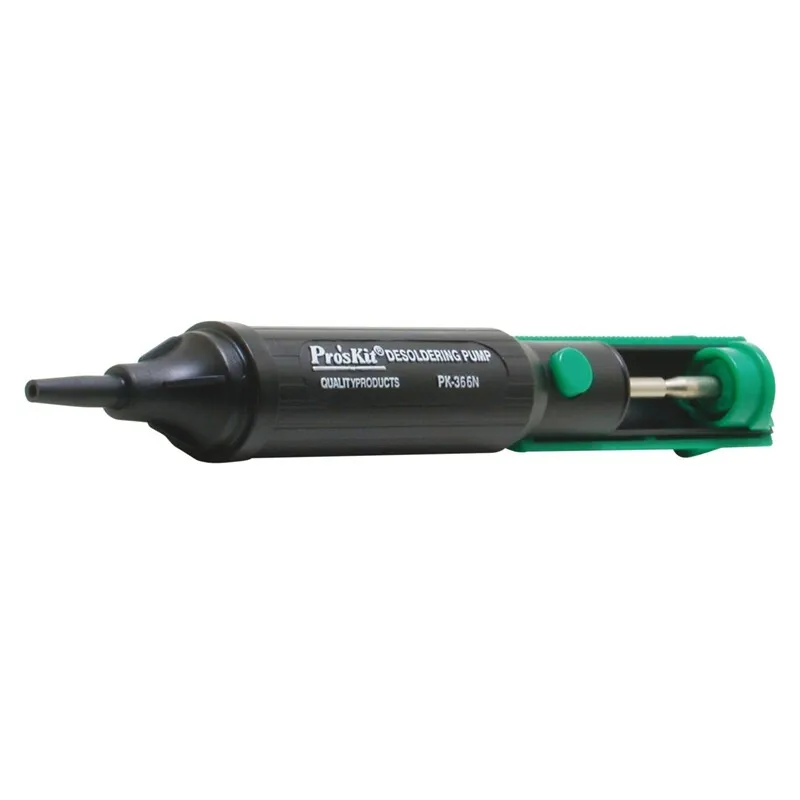 Pro'sKit Desoldering Pump 8PK-366N-G เครื่องมือกําจัดประสานแบบใช้มือถือสําหรับการซ่อมอิเล็กทรอนิกส์