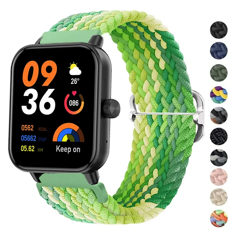 Bucle trenzado de 20mm y 22mm para reloj inteligente COLMI C8 Max, banda deportiva de nailon para COLMI P81 P71 P68 V76 V68/i28 Ultra/P28 Plus/P20 Plus