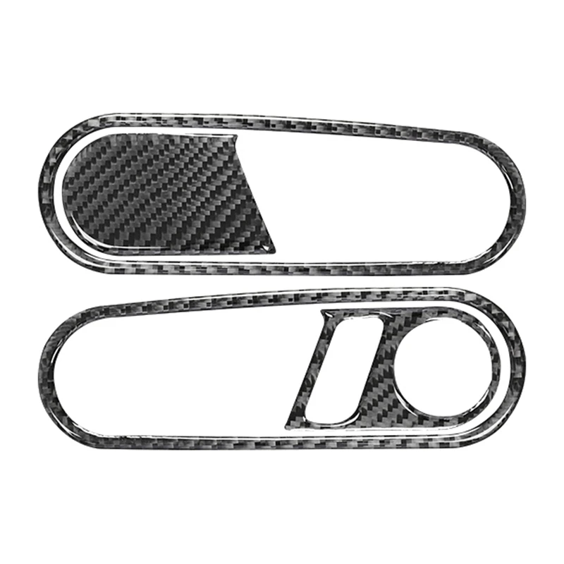 for Beetle 2012 2013 2014 2015 2016 2017 2018 2019 Carbon Fiber Interior Door Handle Pull Frame Cover Trim