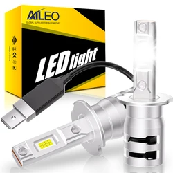 AILEO 2Pcs H3 Led Lights CSP H3 LED Headlight 16000Lm 180W Bulbs 6500K White For Car Day Running Automobile Lamps Plug And Play