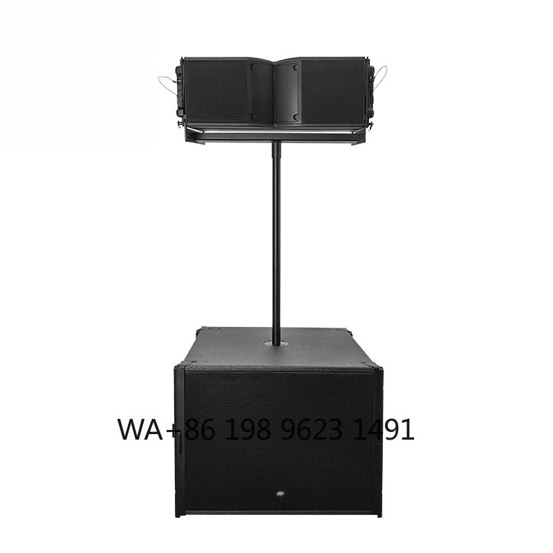 Speaker Profesional Dual 15 Inch 700W RMS 105dB Sensitivitas Tinggi Kayu Lapis PA Outdoor