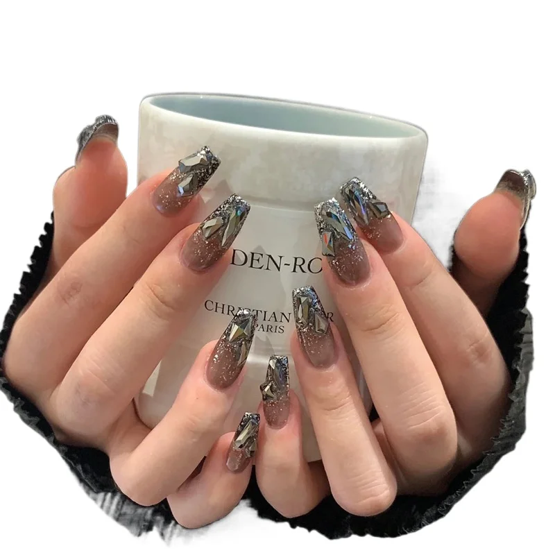 

Wear nail short nail patch nail art finished product removable