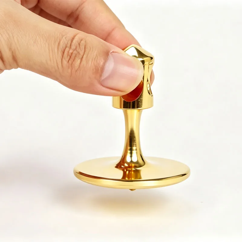 Metal Spinning Top Stainless Steel Precision Gyroscope Anti Gravity Spinner Stress Relief Fidget Toys for Anxiety Adults
