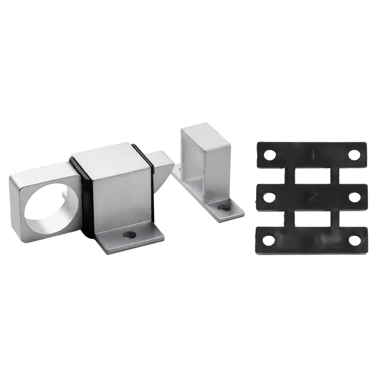 Quadratischer selbstschließender Riegel, automatischer Riegel, automatischer Riegel, grauer SASH-Türfeder-Bounce-Sperre, quadratischer selbstschließender Riegel