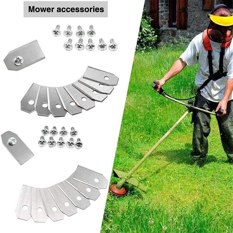 

9PCS Mower Blades Replacement Spare Parts for Automower Husqvarna Gardena Blade