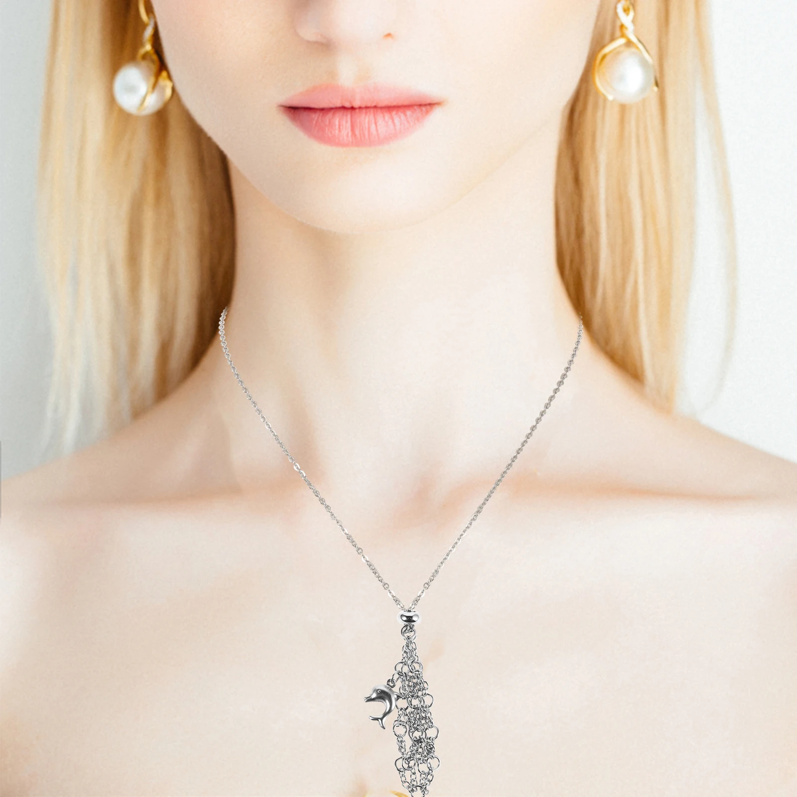 

Mesh Necklace Pendant Crystal Cage Stones Women Metal Adjustable Chain Rock Gemstone Holder Necklace Stone Pendant Cage