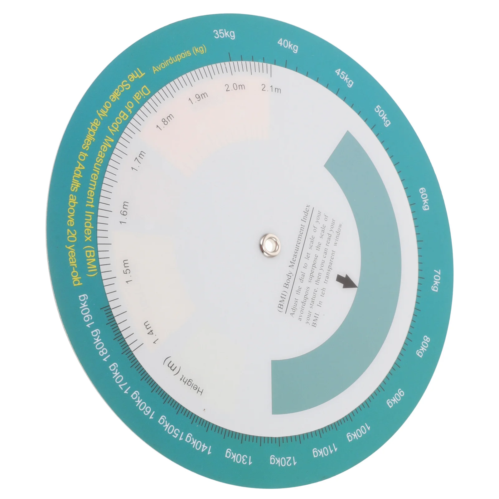 Bmi مؤشر الوزن الصحة الرسم البياني أداة مثبتة على الحائط للمنزل الصالة الرياضية مستشفى البلاستيك قياس الجسم عجلة الذكور الإناث #5