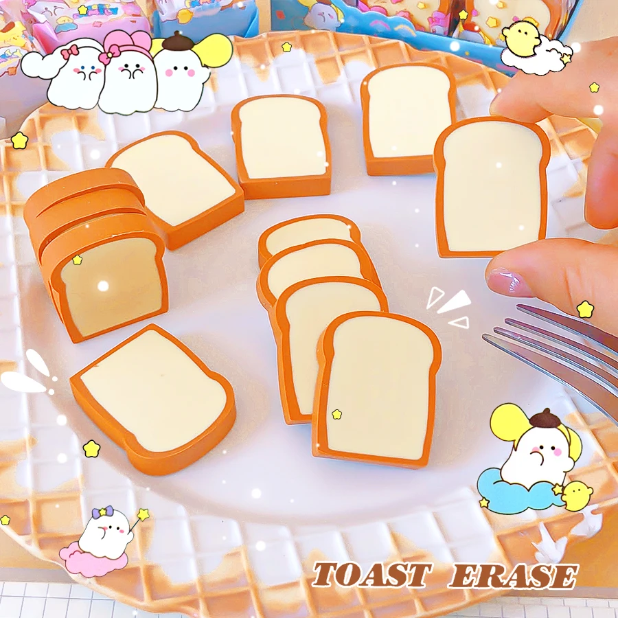 القرطاسية الجمالية العودة إلى اللوازم المدرسية أشياء لطيفة للمدرسة المطاطية الصغيرة نخب محايات مضحكة أدوات مكتبية كاواي #3