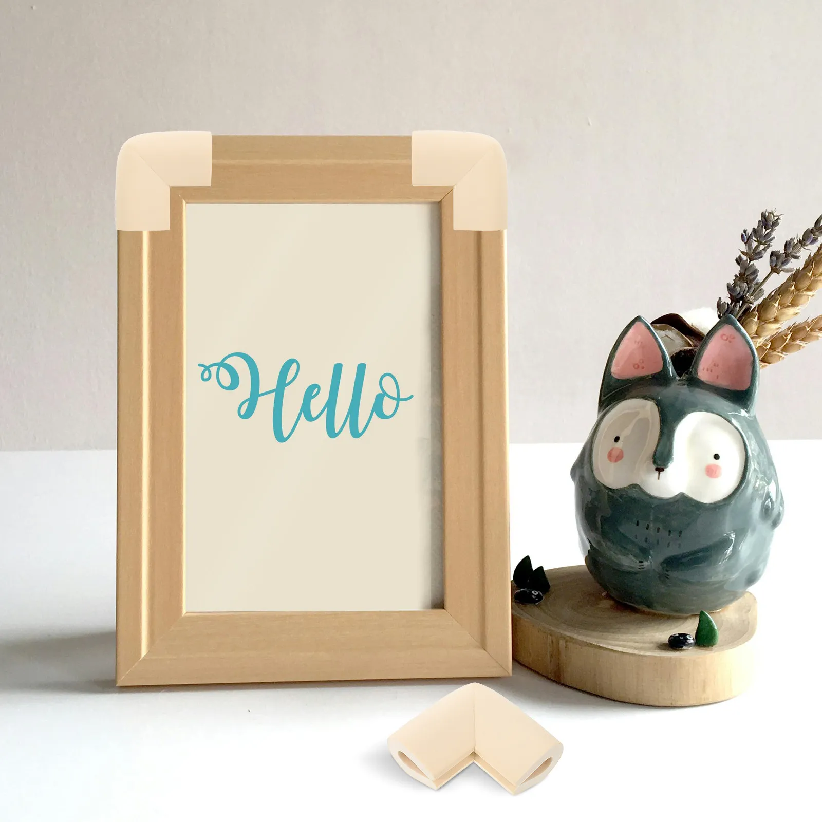 

24 шт. защитных бежевых мягких уголковых протекторов для мебели