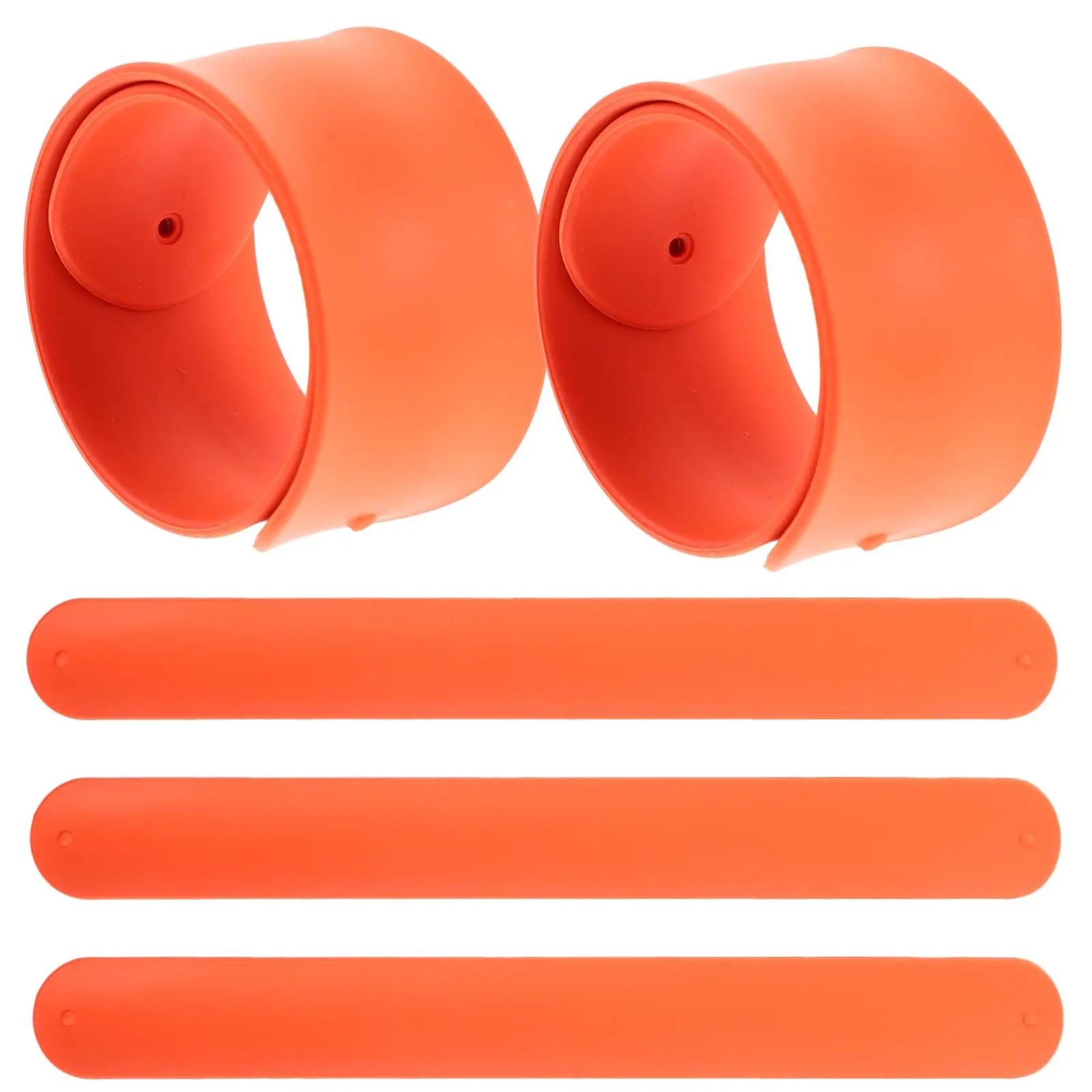 5 Pcs Silicone Bracelet Party Gift Adults Bracelets Slap Favors for Kids Silica Gel Children Wrist Toy