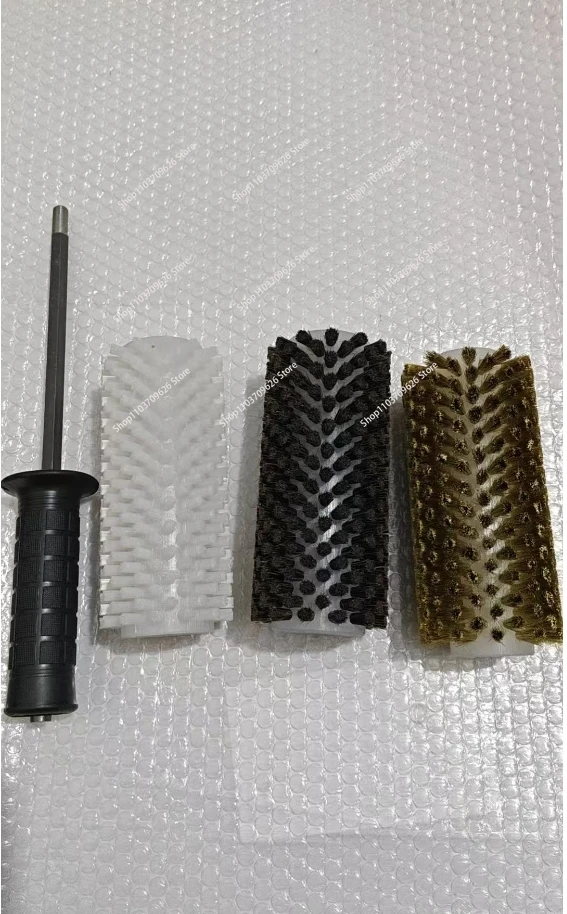 Ski Snowboard waxing electric roller brush nylon/ horse hair /brush/copper wire roller brush set Ski Roto Brush