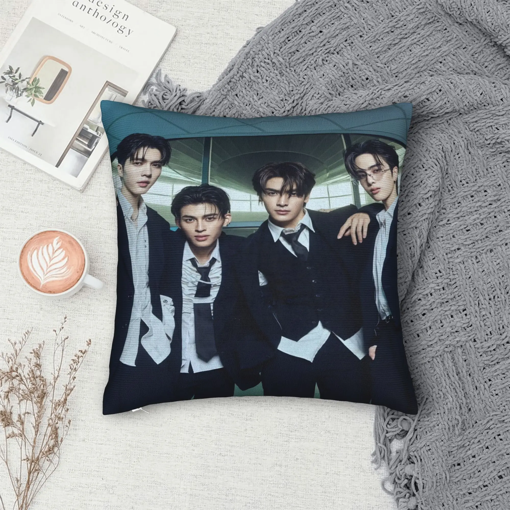 JASP.ER Group Pillow Case  Comfy Pillow Cover For Sofa Home Decor Fashion Cushion Cover