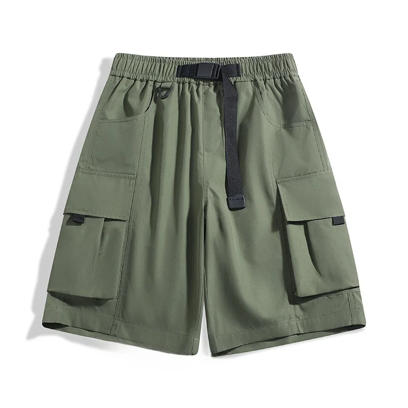 

Summer New Men's Slim Fit Embroidered Logo orts Loose Five-Point Pants Youth Slim Fit orts Casual Polyester Fiber