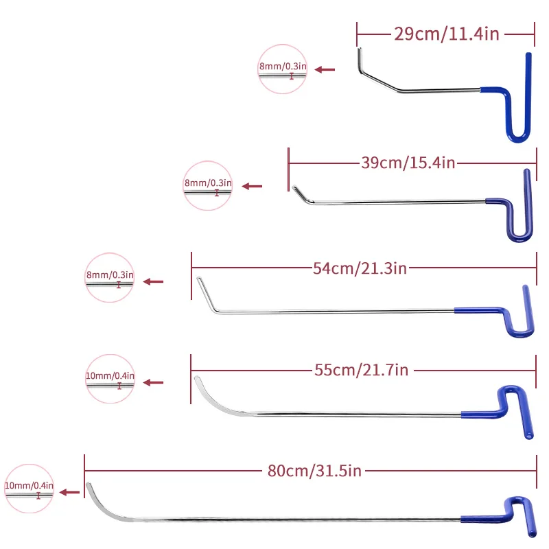 

Professional Hail Dent Removal Tool Whale Tail Dent Repair Tools for Door Dings and Hail Damage