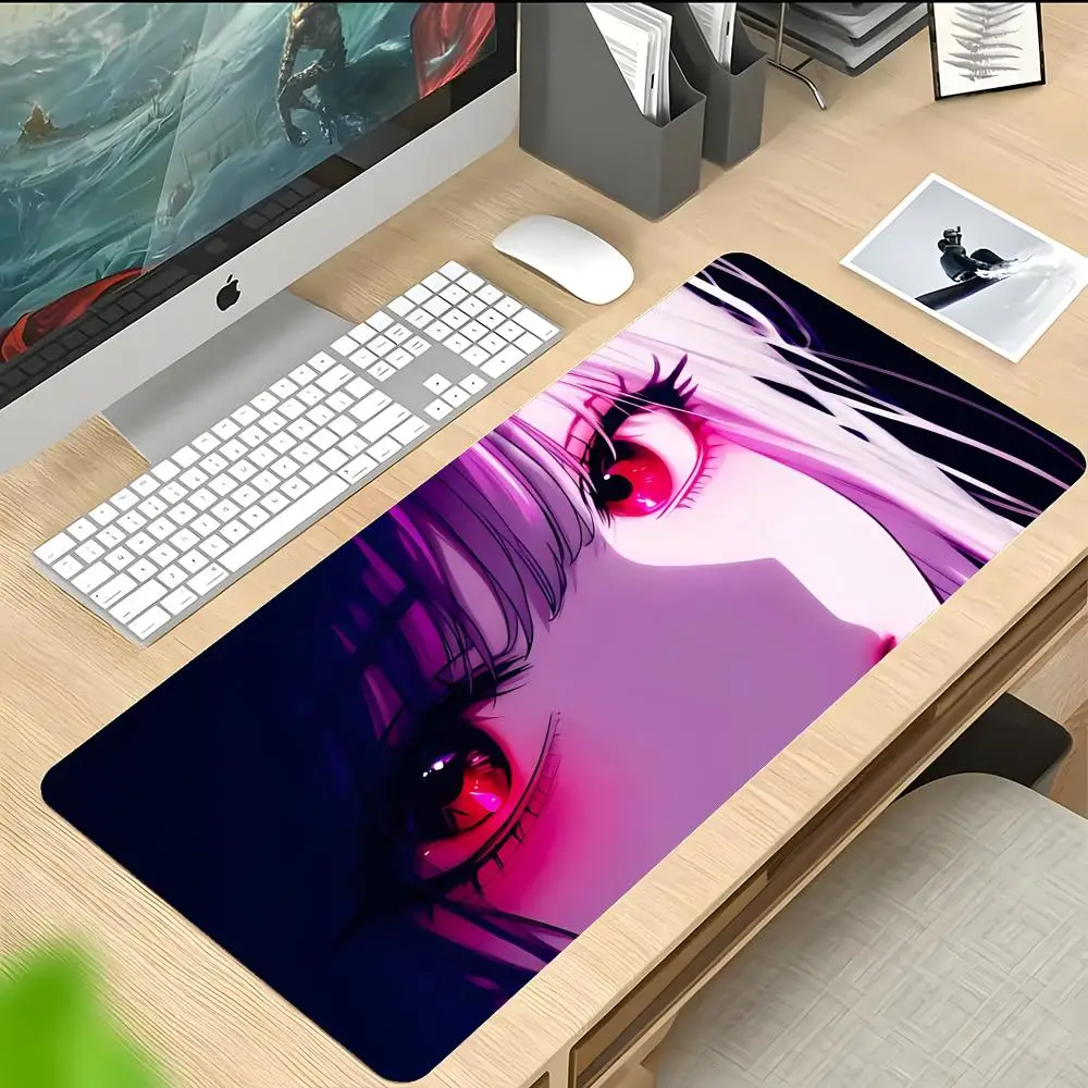 anime dark R-Redo of Healer Mouse Pad Thick Stitched Edge Gaming Mousepad Large Non-Slip Desk Mat view 5