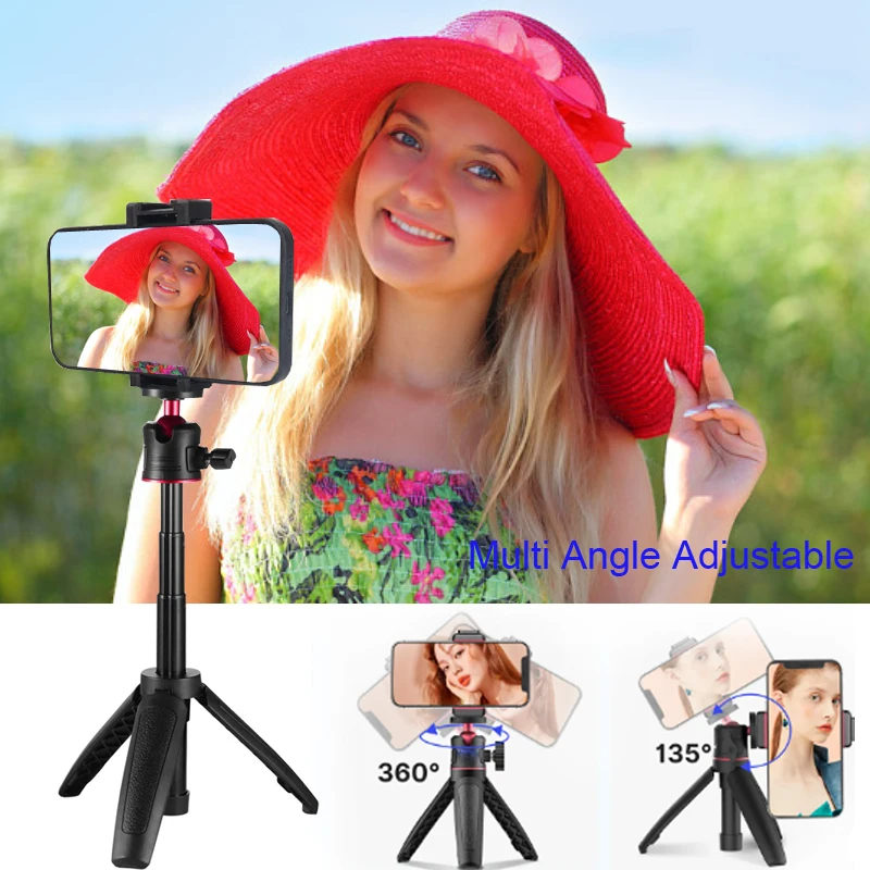 

Mini DSLR Camera Smartphone Tripod Extendable Light Weight Portable Desktop Stand For iPhone 15 14 13 Sony Canon Gopro