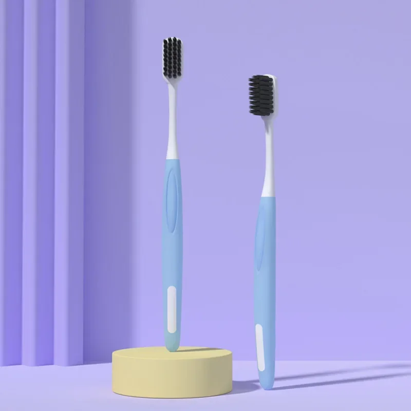 High-end Quality Bamboo Charcoal Soft Bristle Toothbrush Adult Toothbrush Family Use Independent Packaging