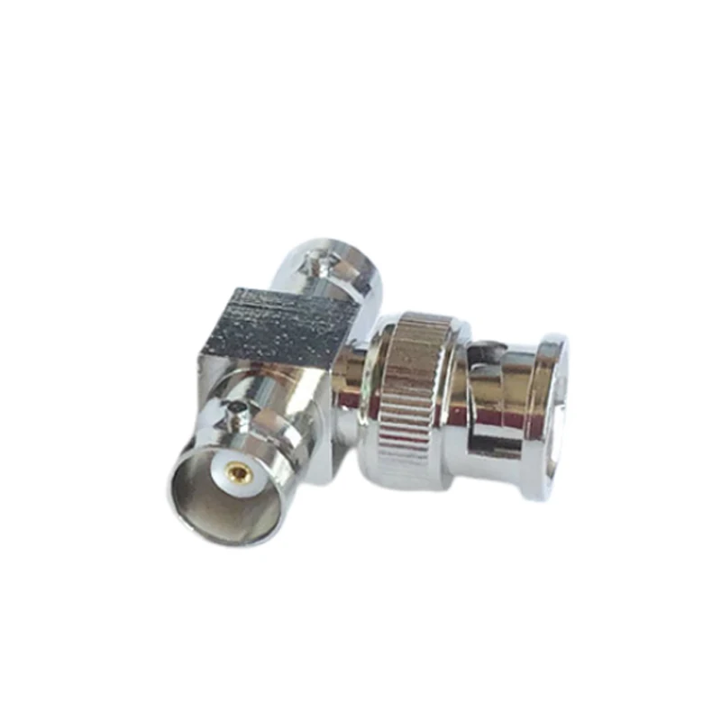 RF-BNC-Splitter-Adapter aus Kupfer, BNC-Stecker auf zwei BNC-Buchsen, Video-Splitter-Verbinder, T-Typ – Detail 3