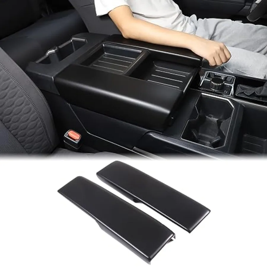 

Защитный чехол для центральной консоли автомобиля, совместимый с Toyota Tundra 2022+ и Sequoia 2023+, для центрального подлокотника и отсека для хранения B
