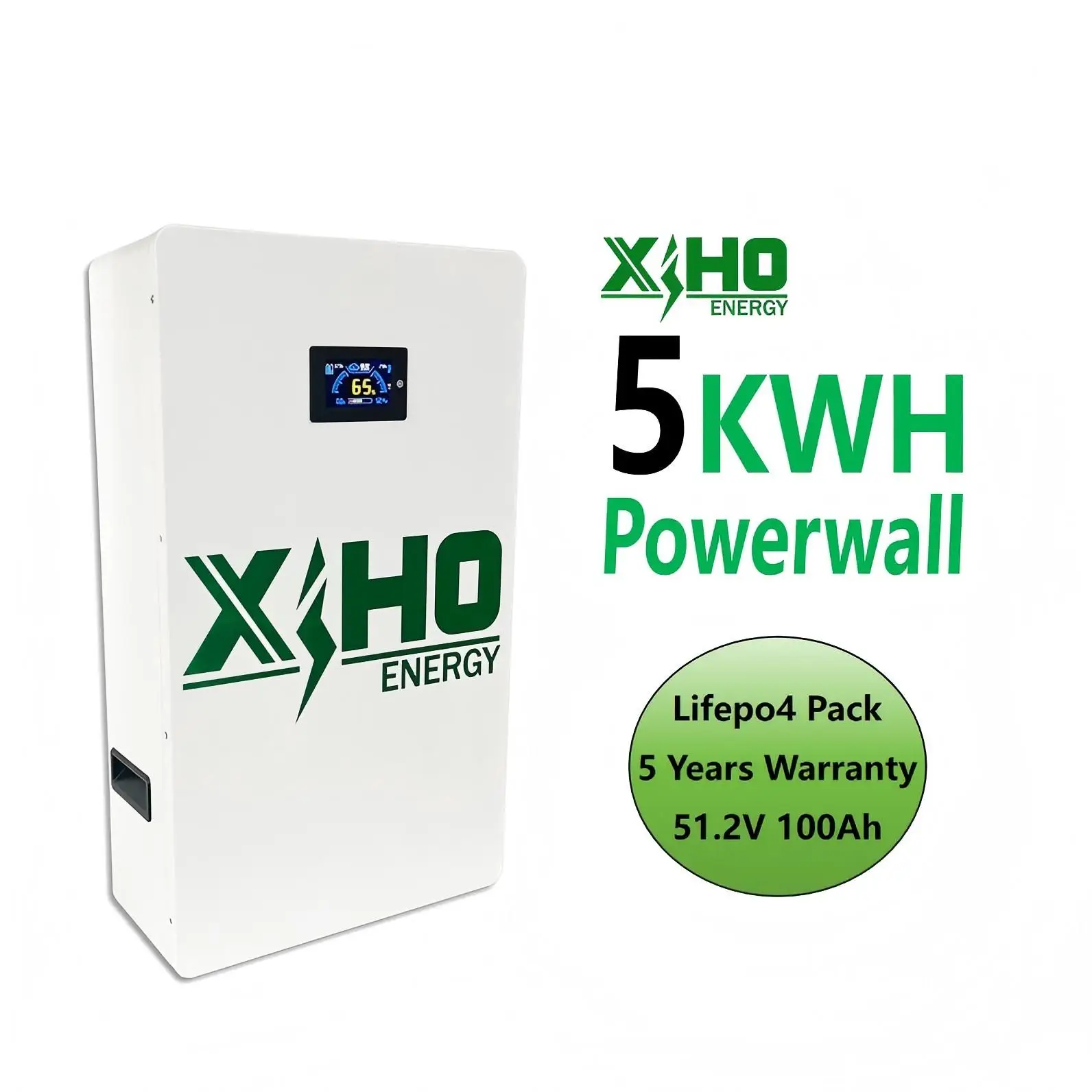 

Starmax 51.2V Wall Mounted Lithium Battery LiFePO4 Battery Hybrid Solar EnergySystem 5KWH 100AH Home Battery Power Energy