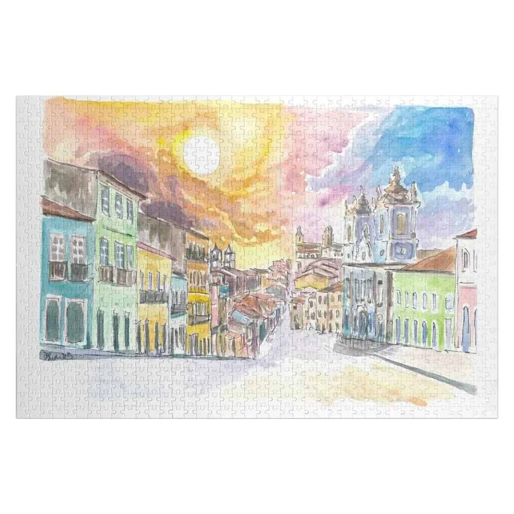 

Salvador Bahia Historic Center Tour in Pelourinho Jigsaw Puzzle Personalised Animal Woodens For Adults Custom With Photo Puzzle