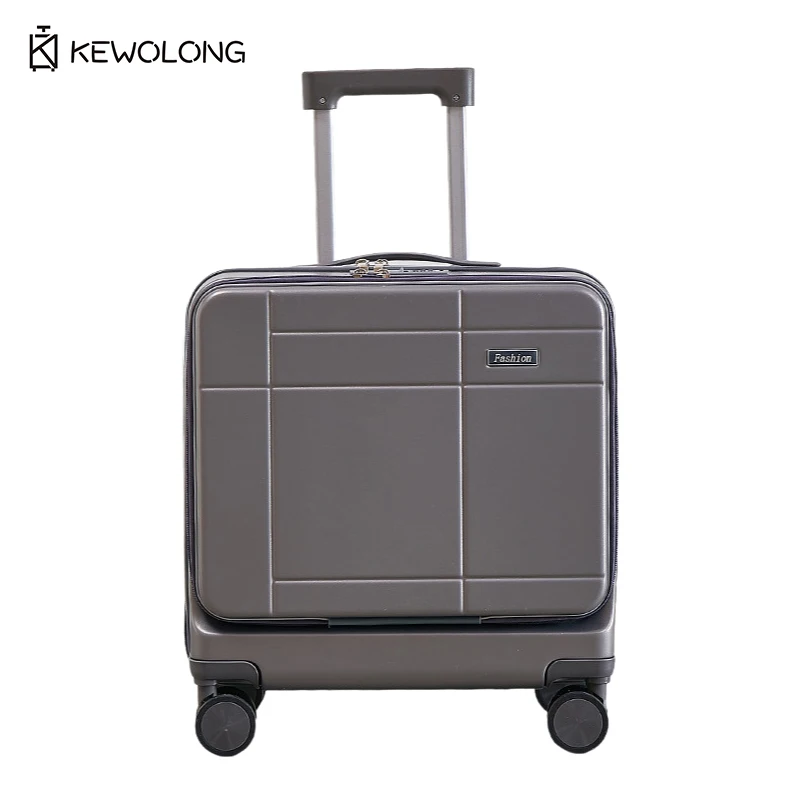 

Легкий чемодан-спиннер с фронтальным открытием, 18-20 дюймов, с замком TSA, мини-чемодан с жестким корпусом для путешествий