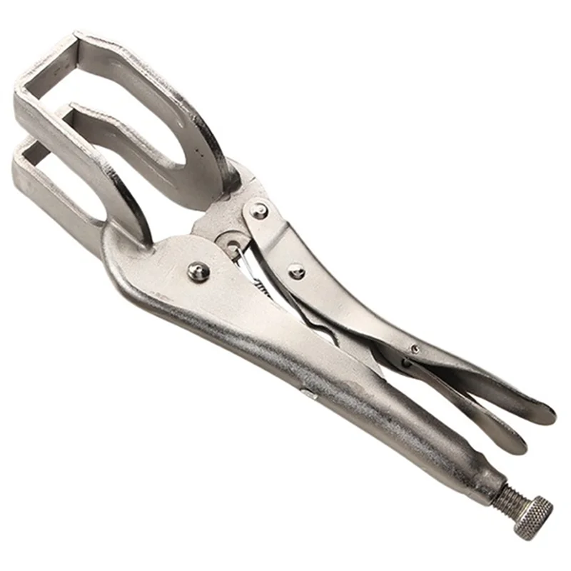 

11-дюймовые стальные тиски с фиксированной сварочной пластиной, зажим, металлическая ручка, фиксирующие плоскогубцы, многоразовые, прочные