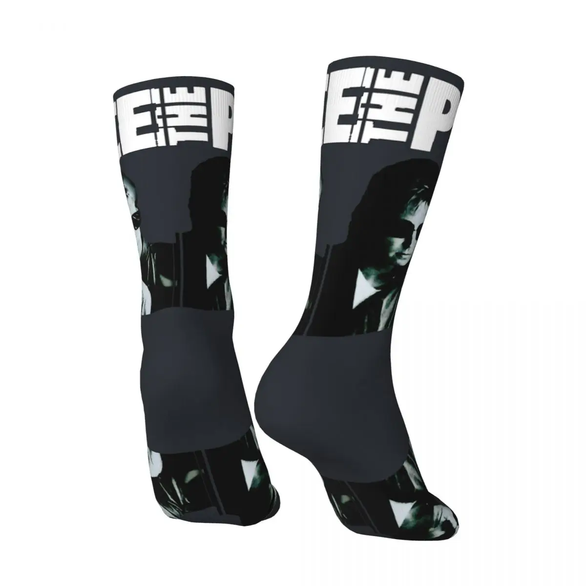 Hip Hop Retro The Policethe Police Band Men's Socks Unisex The Police Band Street Style Seamless Novelty Crew Sock tops fugees