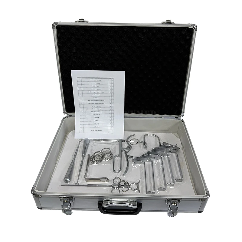 SY-XN13 Endoscopic Sinus Surgery Stainless Steel Tonsillectomy and Adenoidectomy Set  Basic Surgical Instrument