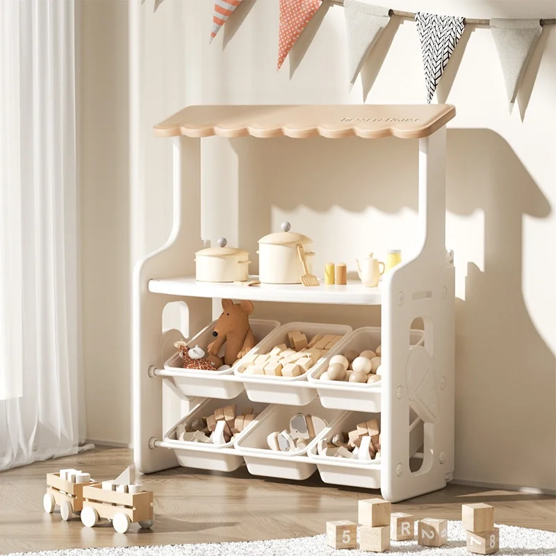 

Custom Simple Modern Versatile Baby Storage Book Toy Storage Rack with Factory Bestsellers