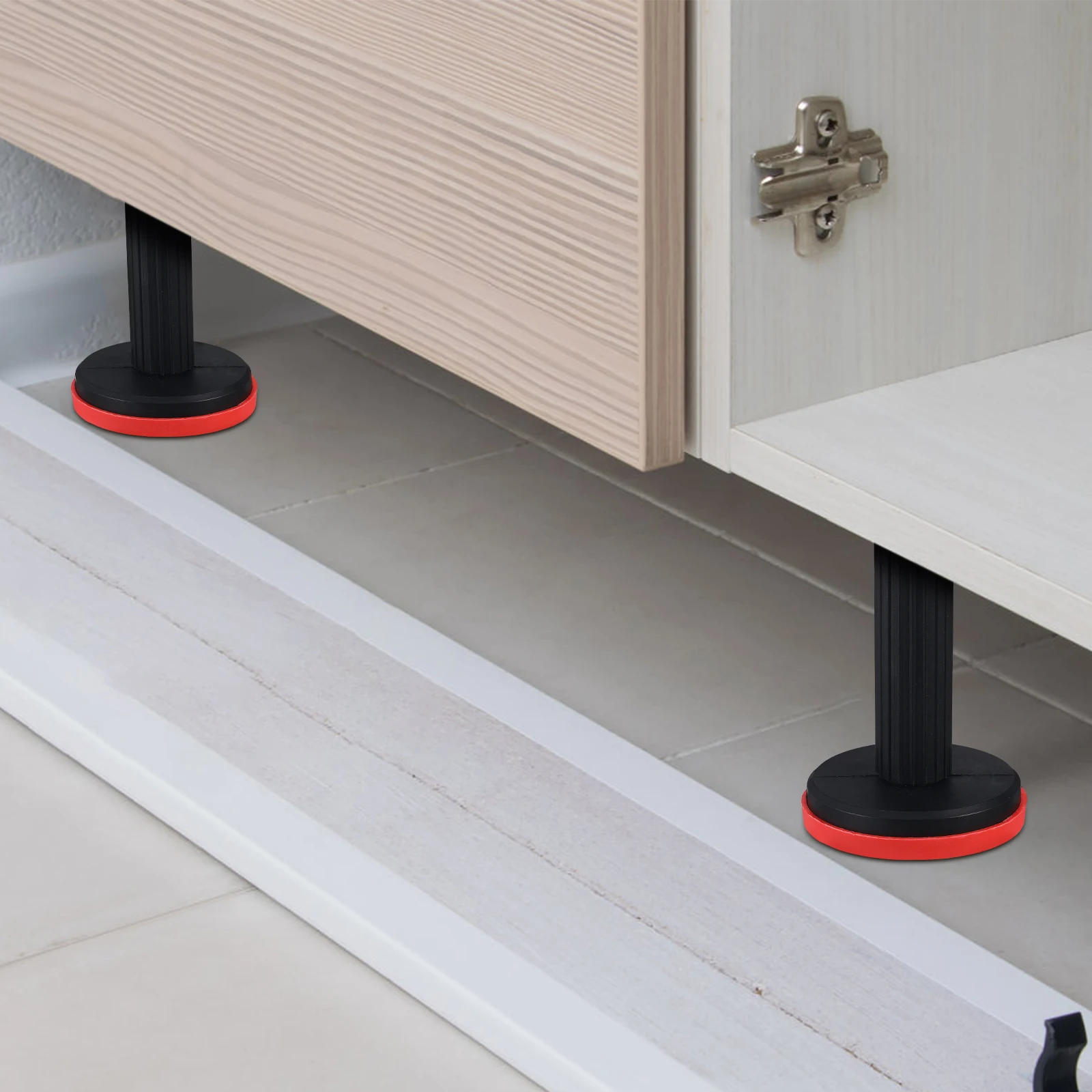 

2Pcs Adjustable Legs Furniture Feet Bathroom Cabinet Support Bed Frame Support Table Desk Risers Camper Table Legs