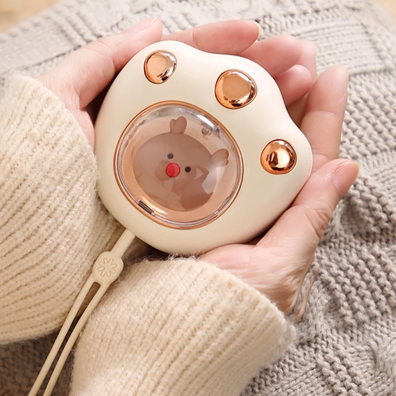 

2023 Mini Shaped Heating Hand Warmer USB Fast Chargring Rechargeable Electric Hands Heater for Winter Outdoor Traveling Hiking